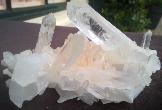 Bergkristal madagascar klein en hoog