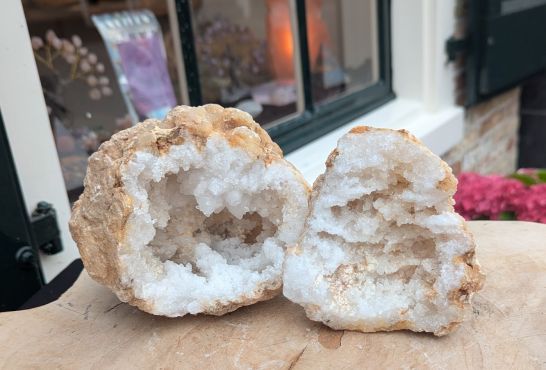 Super Bergkristal Geode Marokko standaard extra kwaliteit