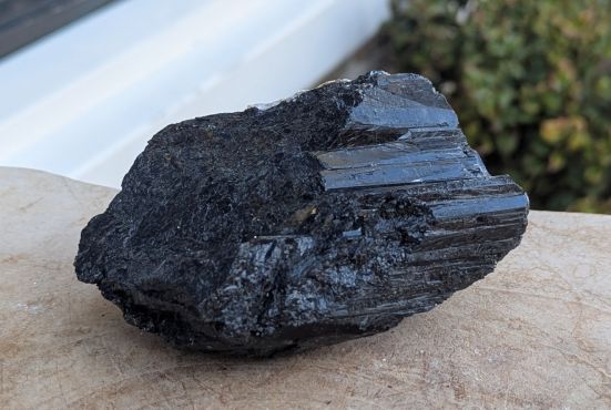 Super kwaliteit Zwarte Toermalijn schorl  ruw