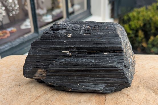 Ruwe Zwarte Toermalijn (schorl)