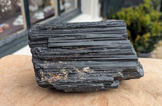 Ruwe Zwarte Toermalijn (schorl)