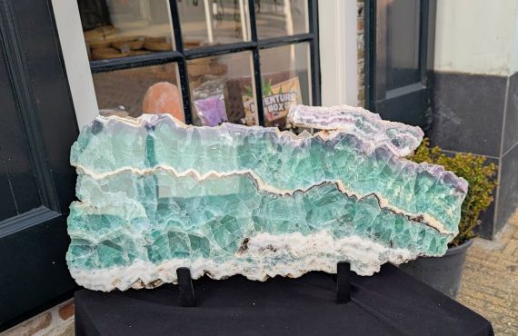 Super kwaliteit Fluoriet groen ruw XXL in standaard