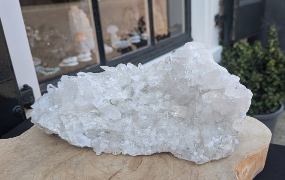Super kwaliteit Bergkristal cluster natuur Large extra helder
