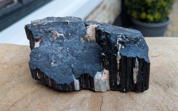Super kwaliteit Zwarte Toermalijn schorl  ruw