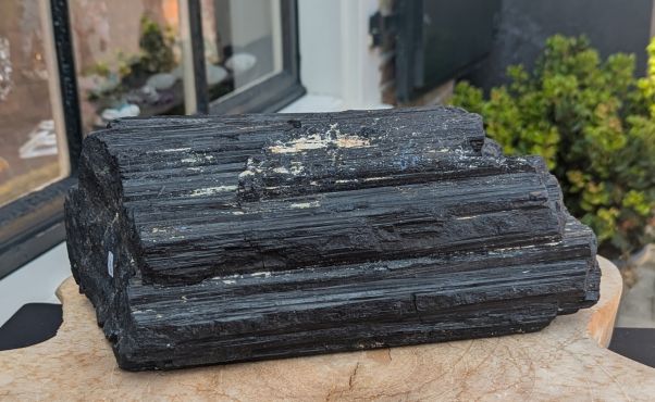 Super kwaliteit en Extra ruwe Zwarte Toermalijn (schorl) XXL met Mica  en Albiet