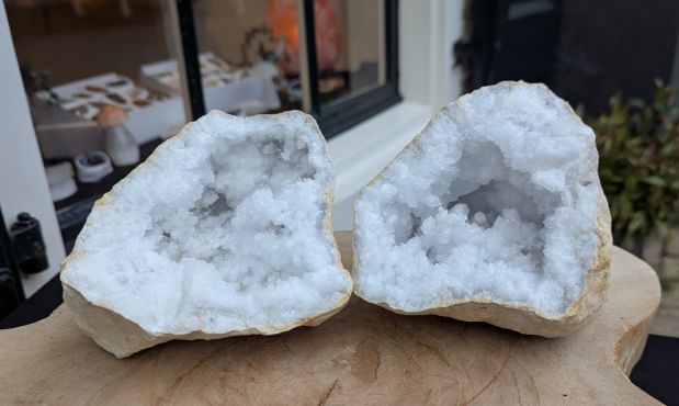 Bergkristal Geode Marokko  large extra kwaliteit