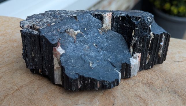 Super kwaliteit Zwarte Toermalijn schorl  ruw