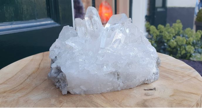 Bergkristal cluster large extra kwaliteit