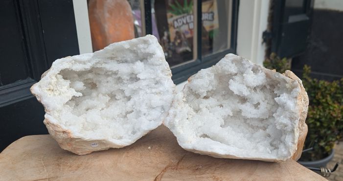 Bergkristal Geode Marokko  large extra kwaliteit