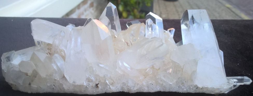 Bergkristal cluster Madagascar